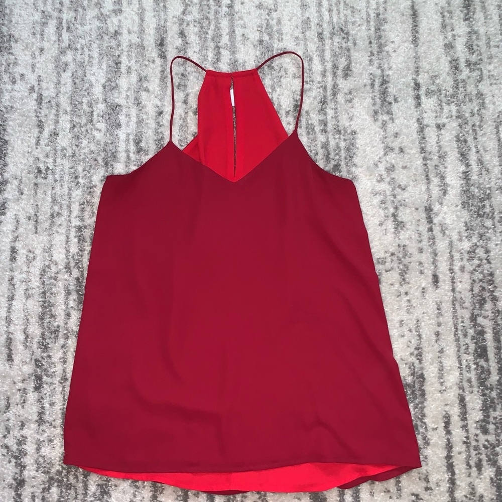 Express Red Reversible Tank Top